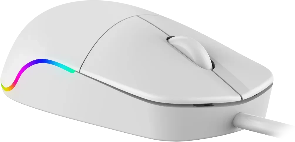 Мышь Defender Azora MB-241, White, Wired, Optical, 1200dpi, Backlight, USB — 2