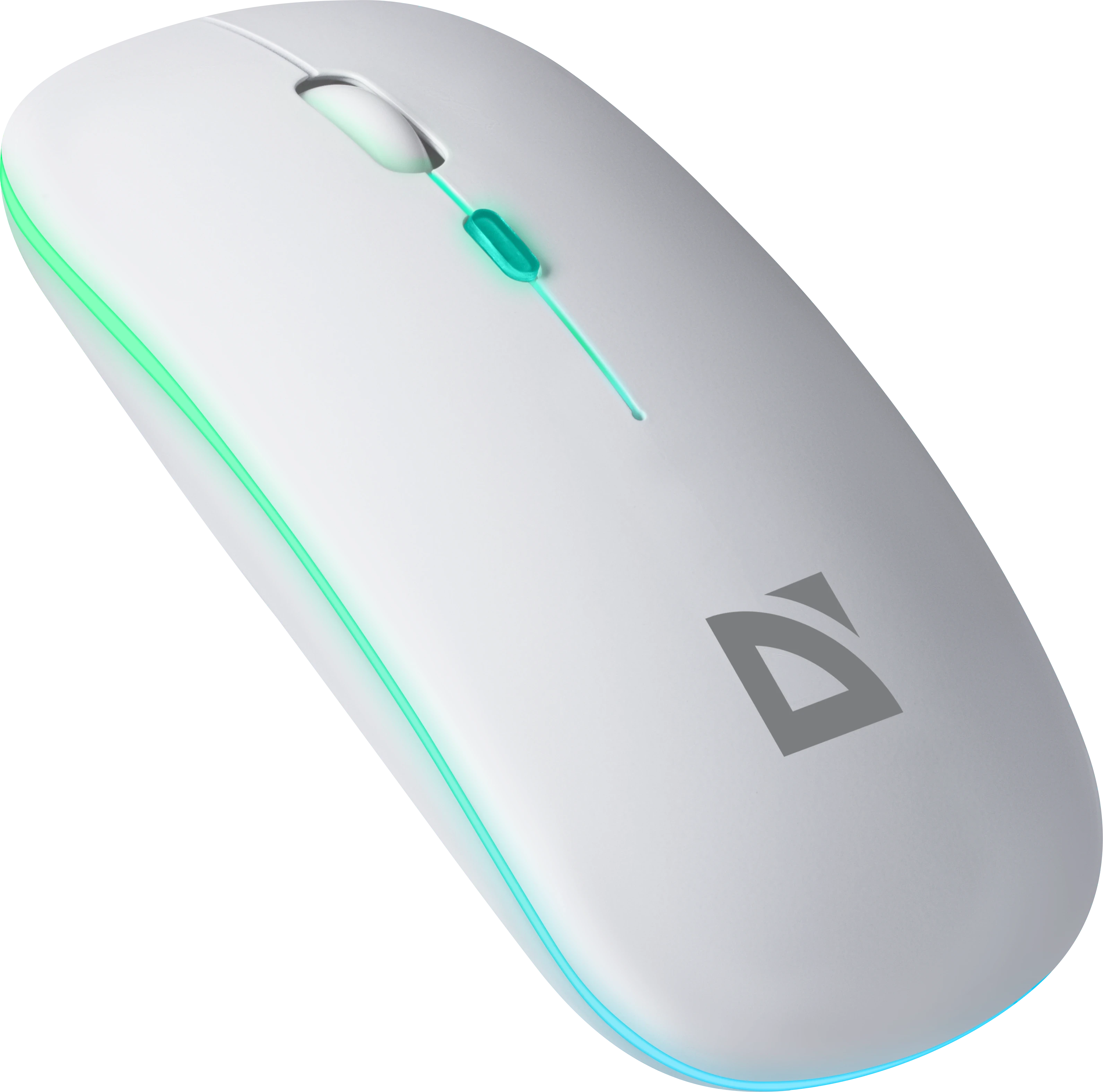 Мышь Defender Coda MB-261, White, Wireless, Optical, 1600dpi, BT, 2.4GHz, 300mAh, RGB, USB — 3