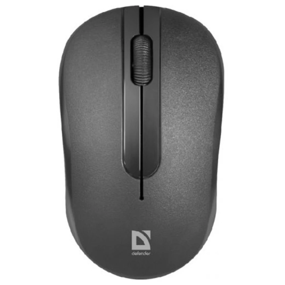 Мышь Defender HIT MM-495, Black, Wireless, Optical, 1600dpi, 2 x AAA, USB