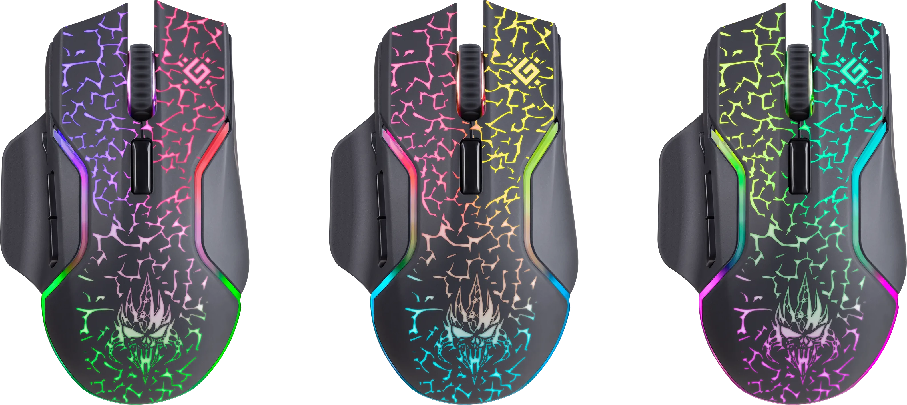 Мышь Defender Oneshot GM-067, Black, Wireless, Gaming, Optical, 3200dpi, 300mAh, LED, USB — 3