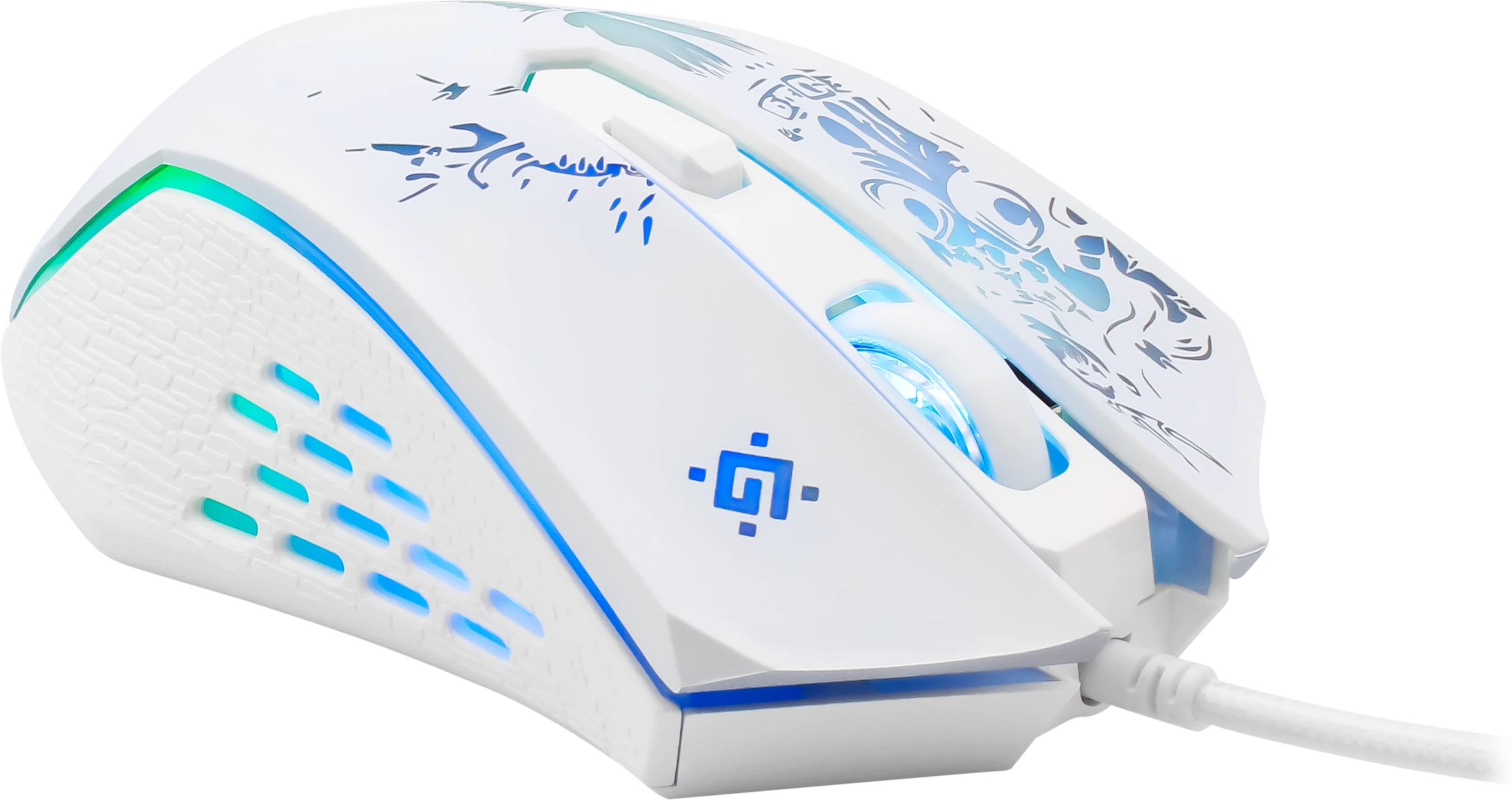 Мышь Defender Sin'Sister GM-933, White, Wired, Gaming, Optical, 7200dpi, Backlight, USB + коврик — 3
