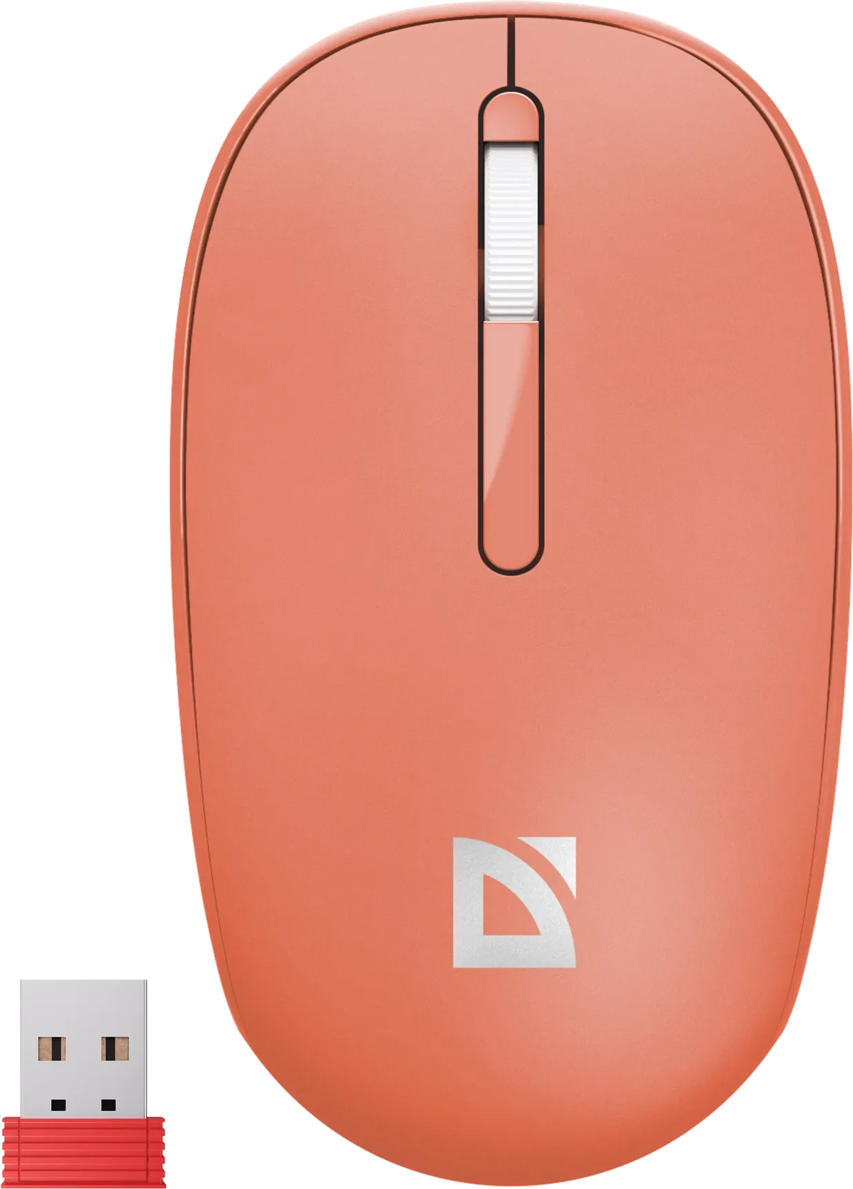 Мышь Defender Smart MM-396, Red, Wireless, Optical, 1600dpi, 500mAh, 2.4GHz, BT, USB