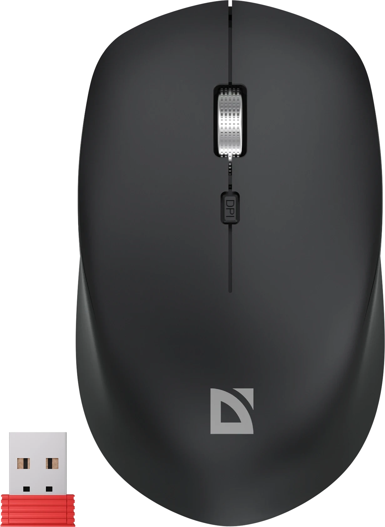 Мышь Defender Velvet MB-406, Black, Wireless, Optical, 1600dpi, 500mAh, USB