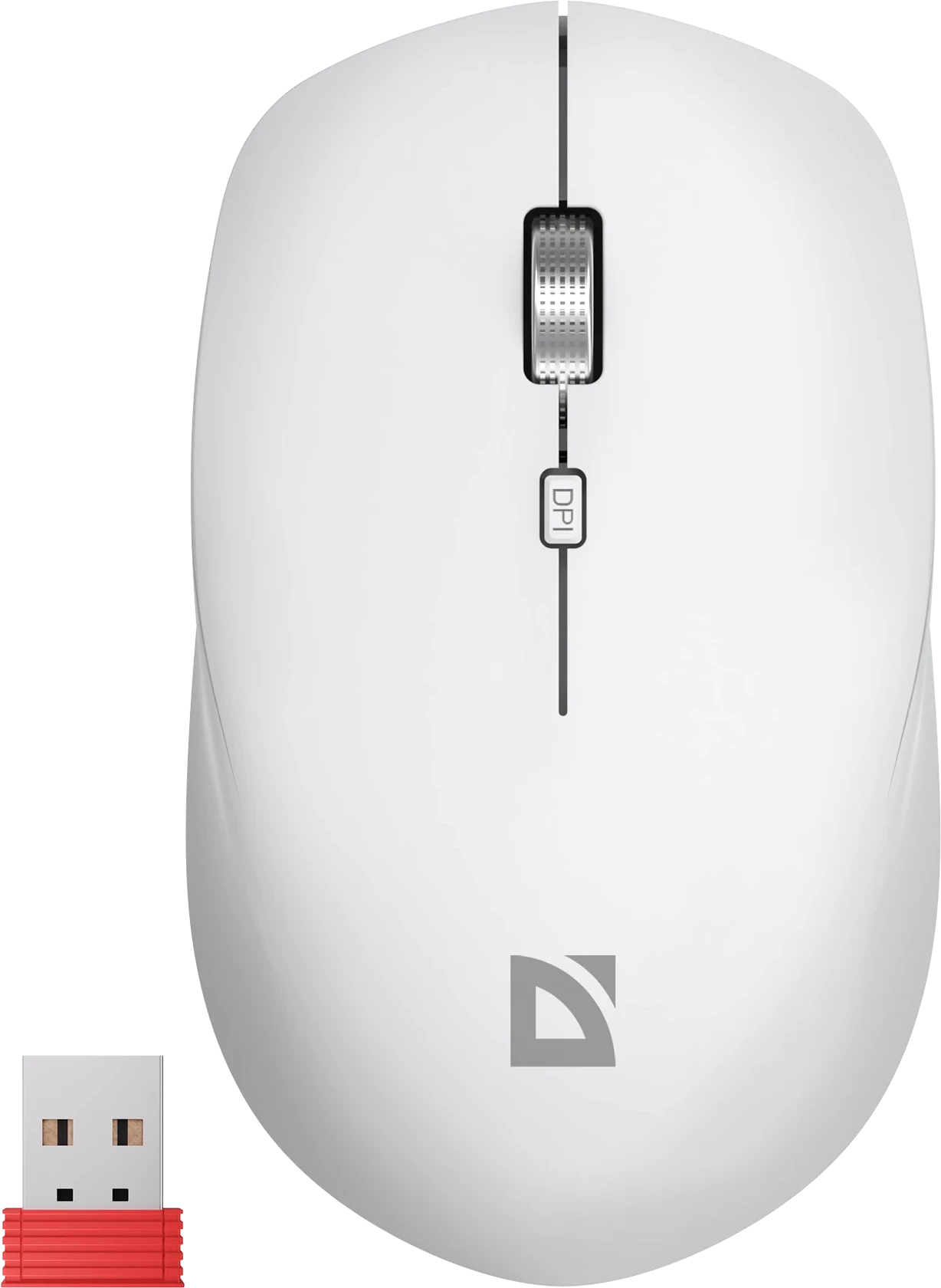 Мышь Defender Velvet MB-406, White, Wireless, Optical, 1600dpi, 500mAh, USB