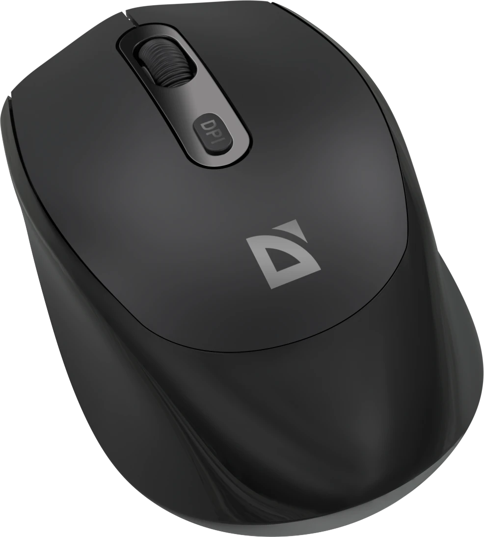 Мышь Defender Vision MS-376, Black, Wireless, Optical, 1600dpi, 500mAh, USB — 5