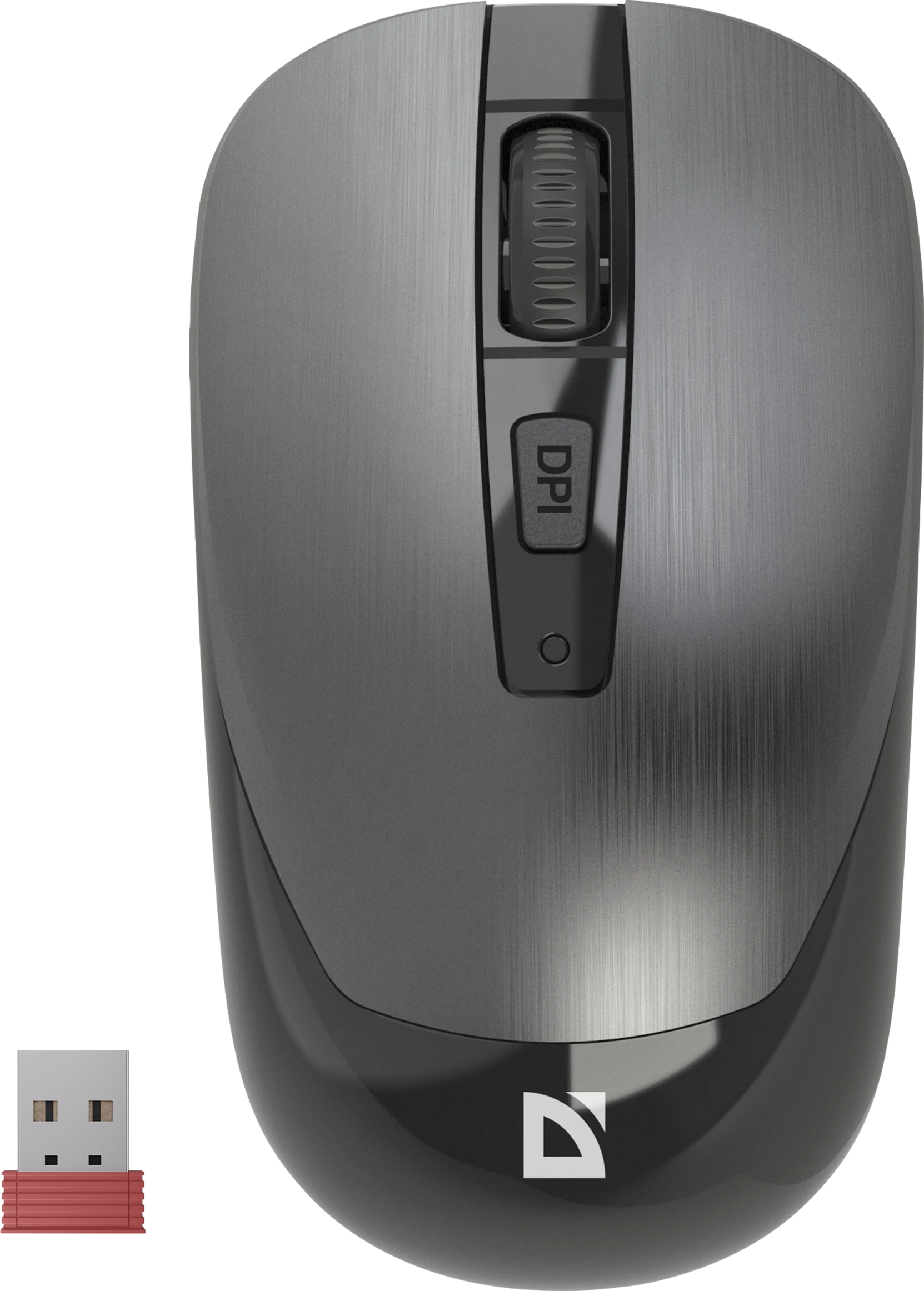 Мышь Defender Wave MM-995, Bronze, Wireless, Optical, 1600dpi, 1 x AA, USB