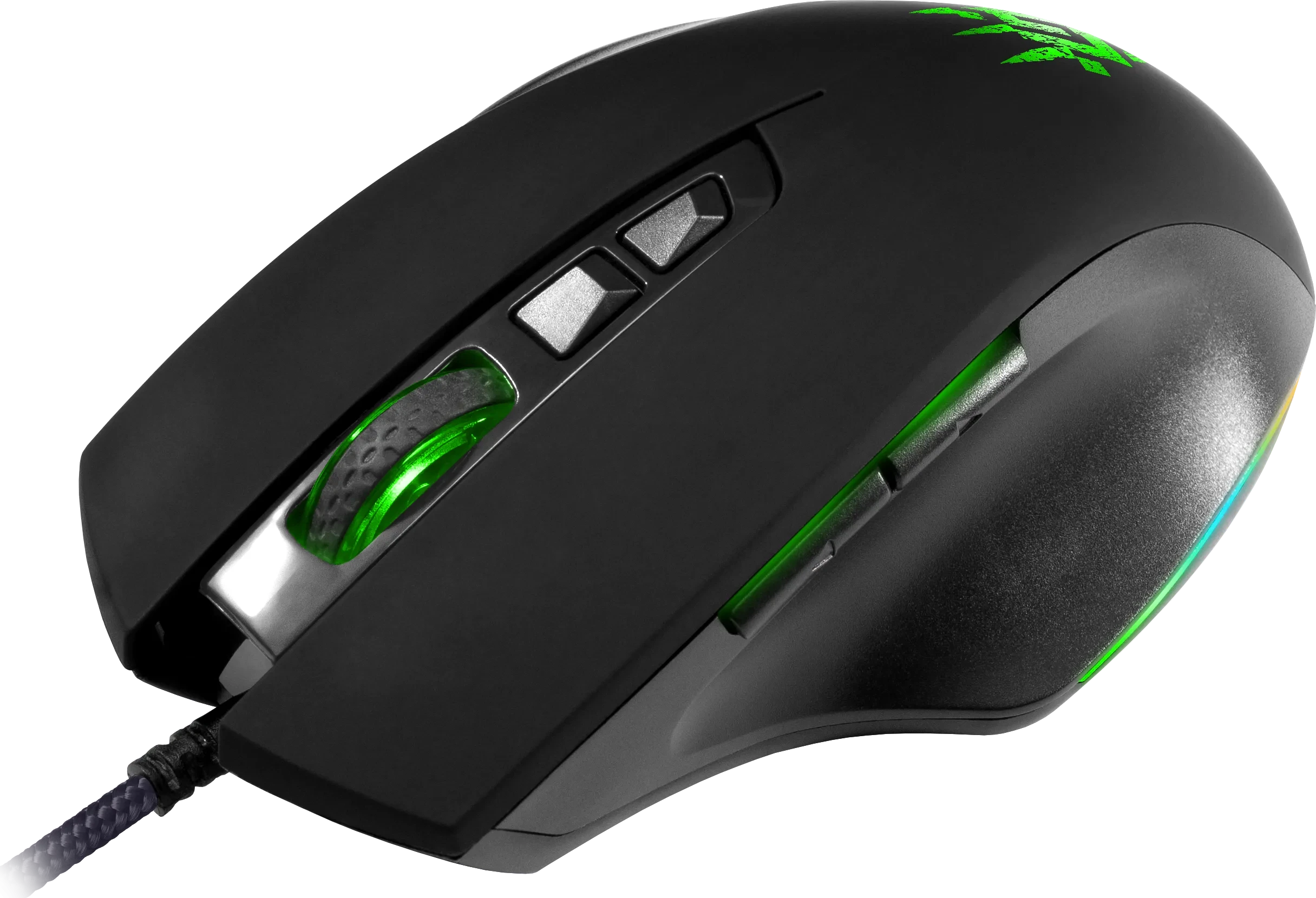 Мышь Defender Wolverine GM-700L, Black, Wired, Gaming, Optical, 12800dpi, Backlight, USB — 4