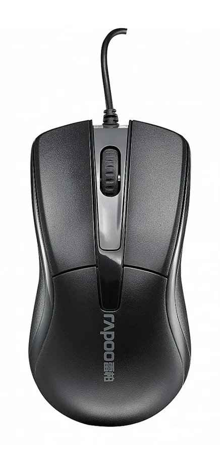 Мышь Rapoo N1162, Black, Wired, Optical, 1000dpi, USB