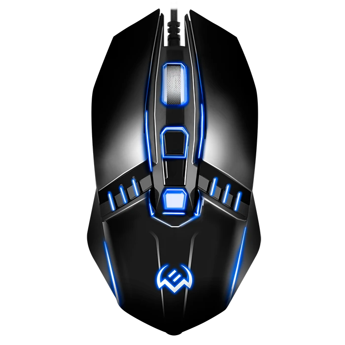 Мышь Sven RX-200, Black, Wired, Optical, 1600dpi, Backlight, USB