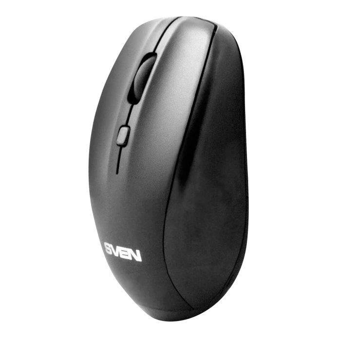 Мышь Sven RX-305, Black, Wireless, Optical, 1600dpi, 2 х AAA, USB — 3