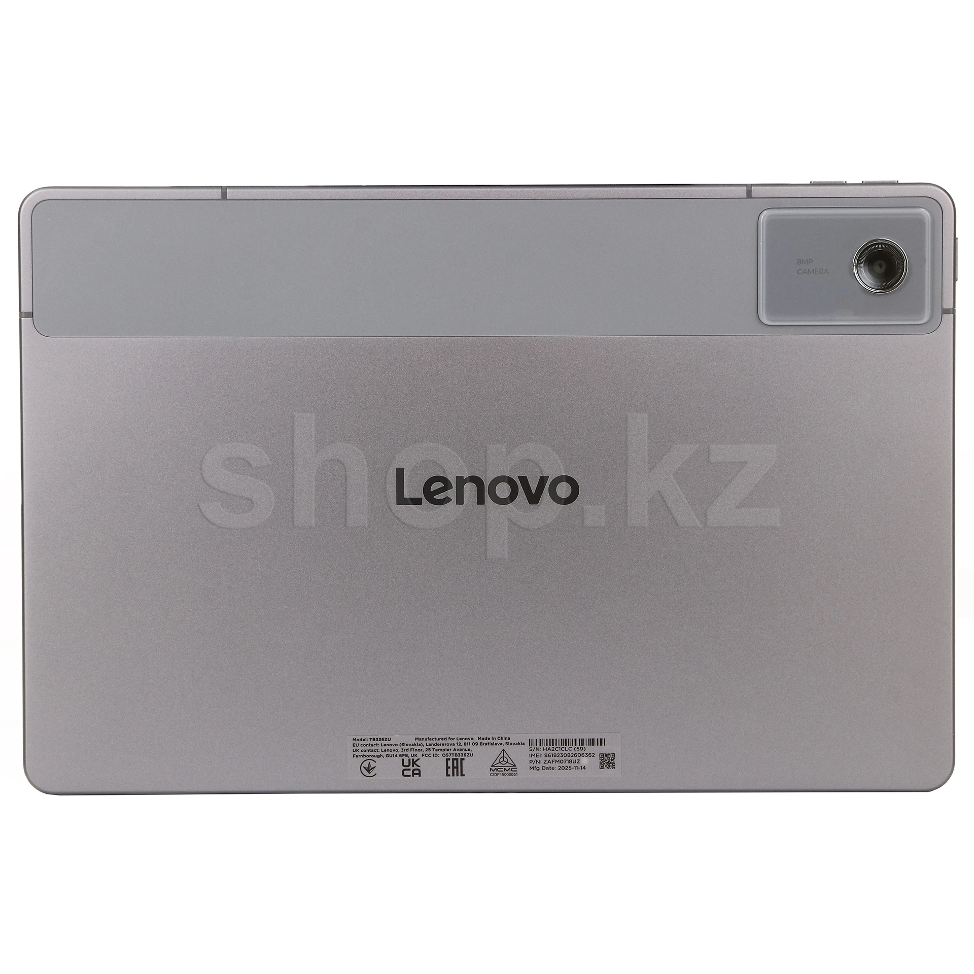 Планшет Lenovo Idea Tab TB336ZU, MT 6300 8/256GB, 11"IPS, 2560x1600, BT5.2, SIM+microSD, Luna Grey — 3
