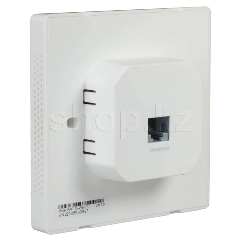 Access point TP-Link EAP115-Wall Wireless, 300 Мбит/с, 2.4GHz, 802.11b/g/n, PoE, 2xLAN — 2