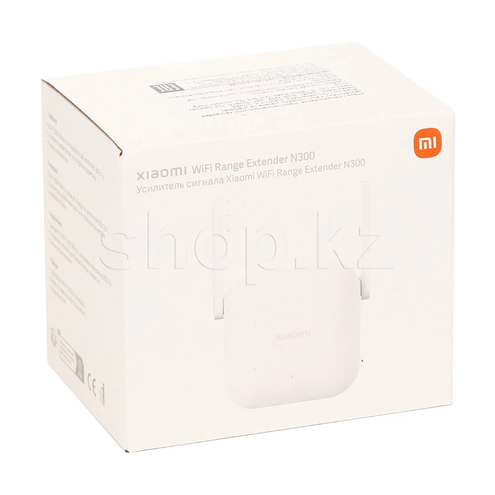 Усилитель сигнала Xiaomi WiFi Range Extender N300 RU, 300 Мбит/с (802.11b/g/n), 2.4GHz — 5