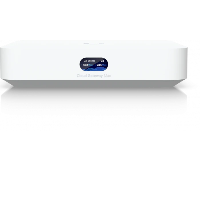 Шлюз Ubiquiti UCG-Max, 2.5 Гбит/с, 3GB DDR4, 512GB SSD, BT, 4xLAN, 1xWAN — 2