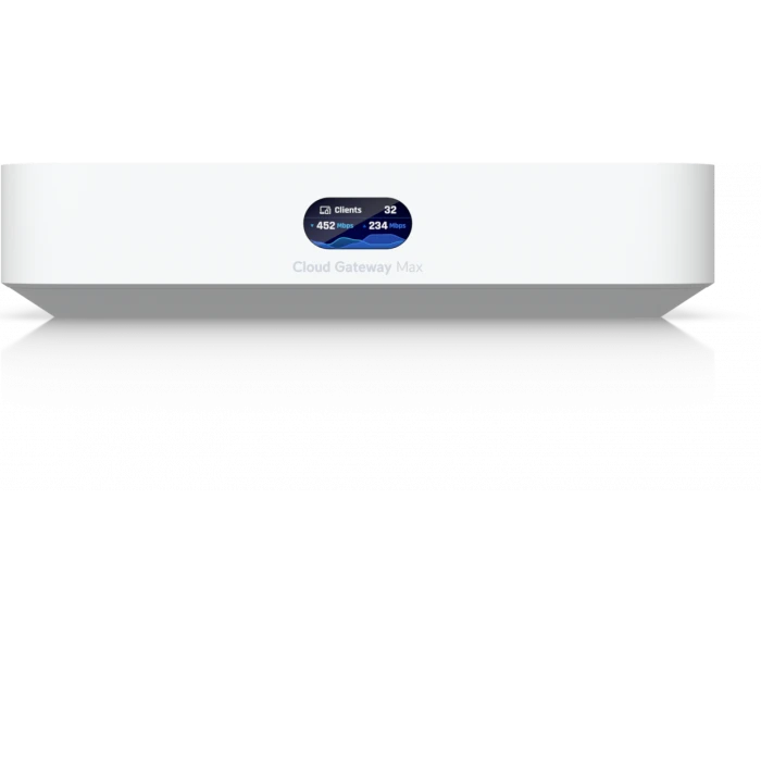 Шлюз Ubiquiti UCG-Max, 2.5 Гбит/с, 3GB DDR4, 512GB SSD, BT, 4xLAN, 1xWAN — 3
