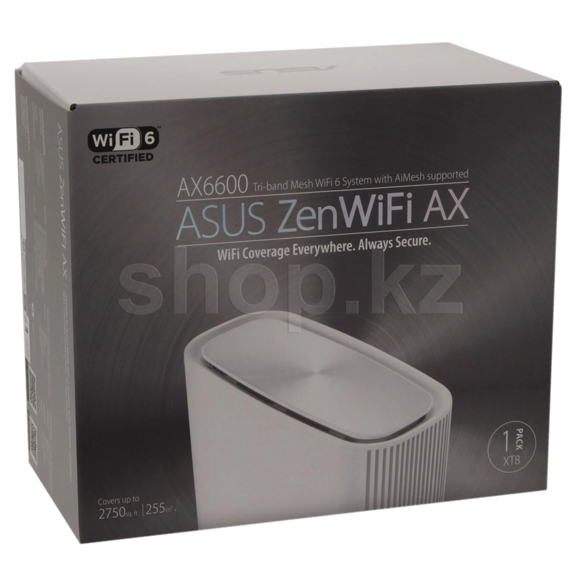 Беспроводная MESH-система Asus ZenWiFi AX XT8, 6600 Мбит/с,802.11(ax),2.4+5GHz,1x2.5G WAN,3xGLAN,USB — 5