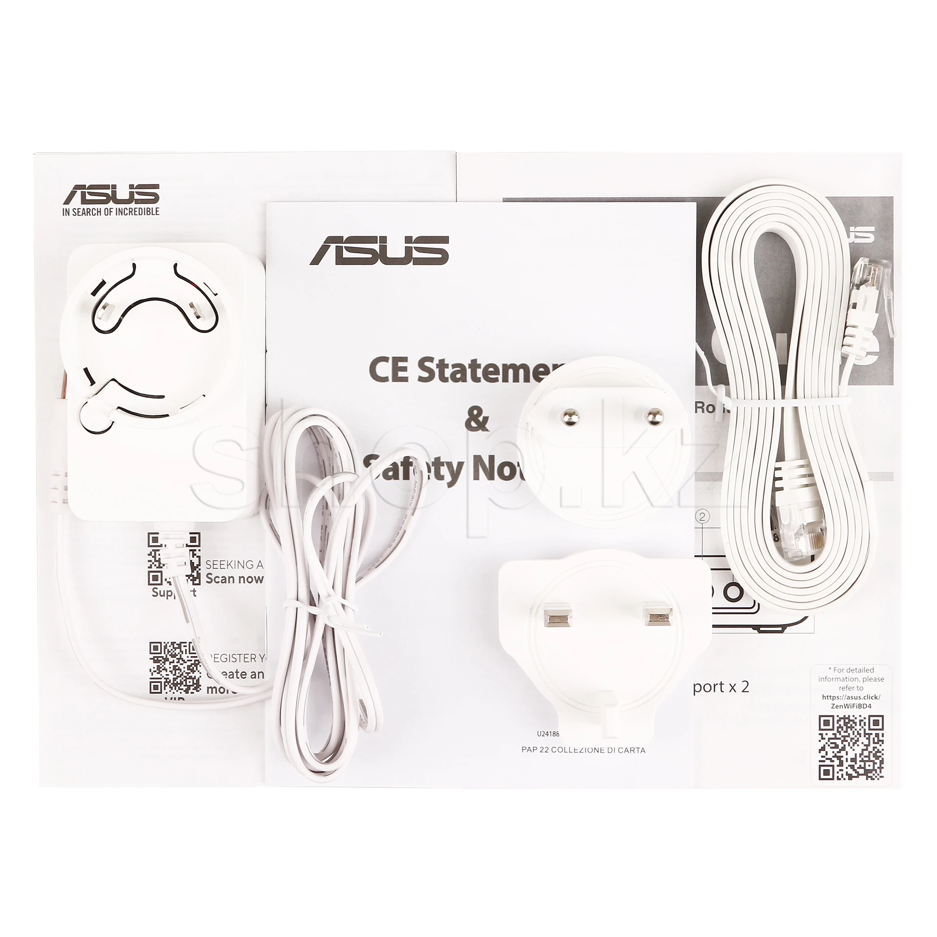 Беспроводная MESH-система ASUS ZenWiFi BD4 (1-pack),688+2882Мбит/с,802.11(a/b/g/ax),2.4/5GHz,2.5GLAN — 4