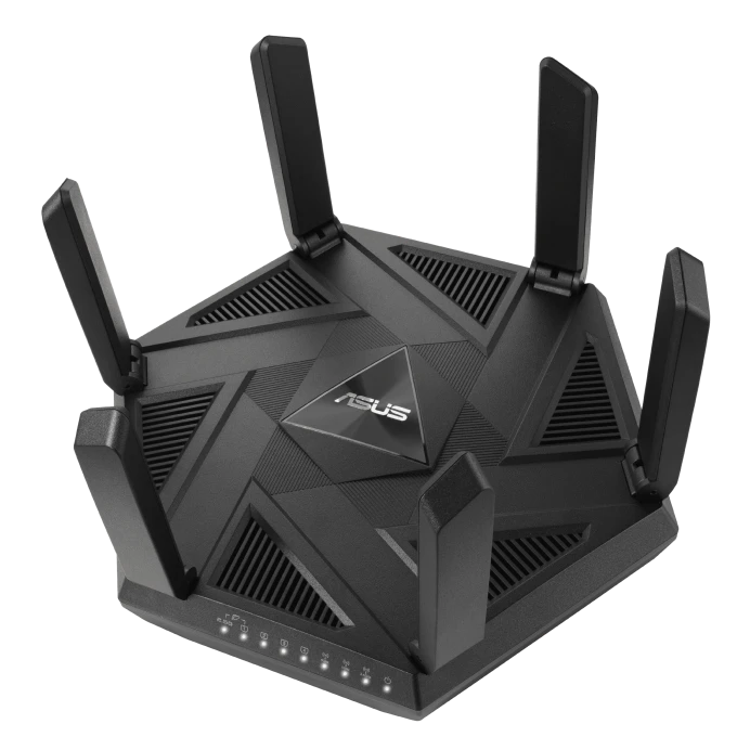 Маршрутизатор Asus RT-AXE7800, 4804+2402 Мбит/с,802.11(a/b/g/n/ac/ax),2.4+5+6GHz,2xWAN/LAN,3xLAN,USB