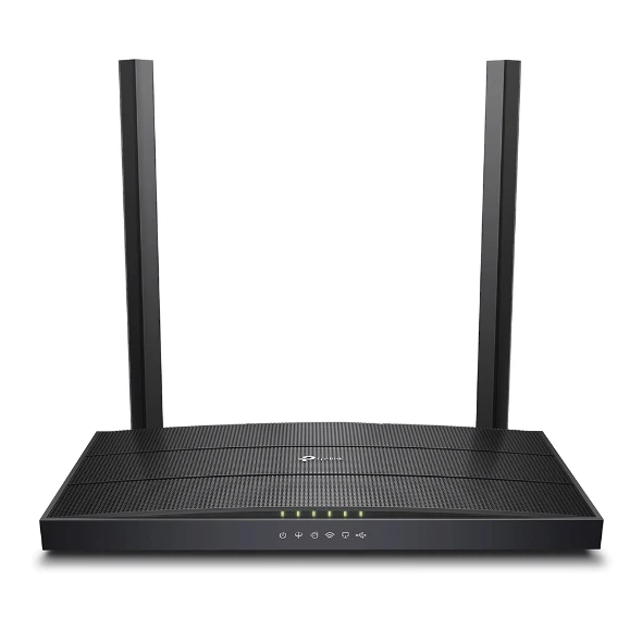 Модем TP-Link Archer VR400, Router, ADSL/ADSL2/ADSL2+/VDSL2,Wi-Fi (a/b/g/n/ac),RJ-11,3хRJ-45,WAN,USB