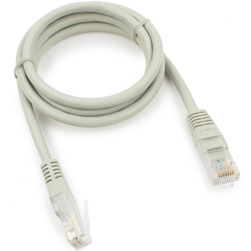Patch cord RJ-45 5е cat Cablexpert PP10-1M, UTP, 1m, Gray