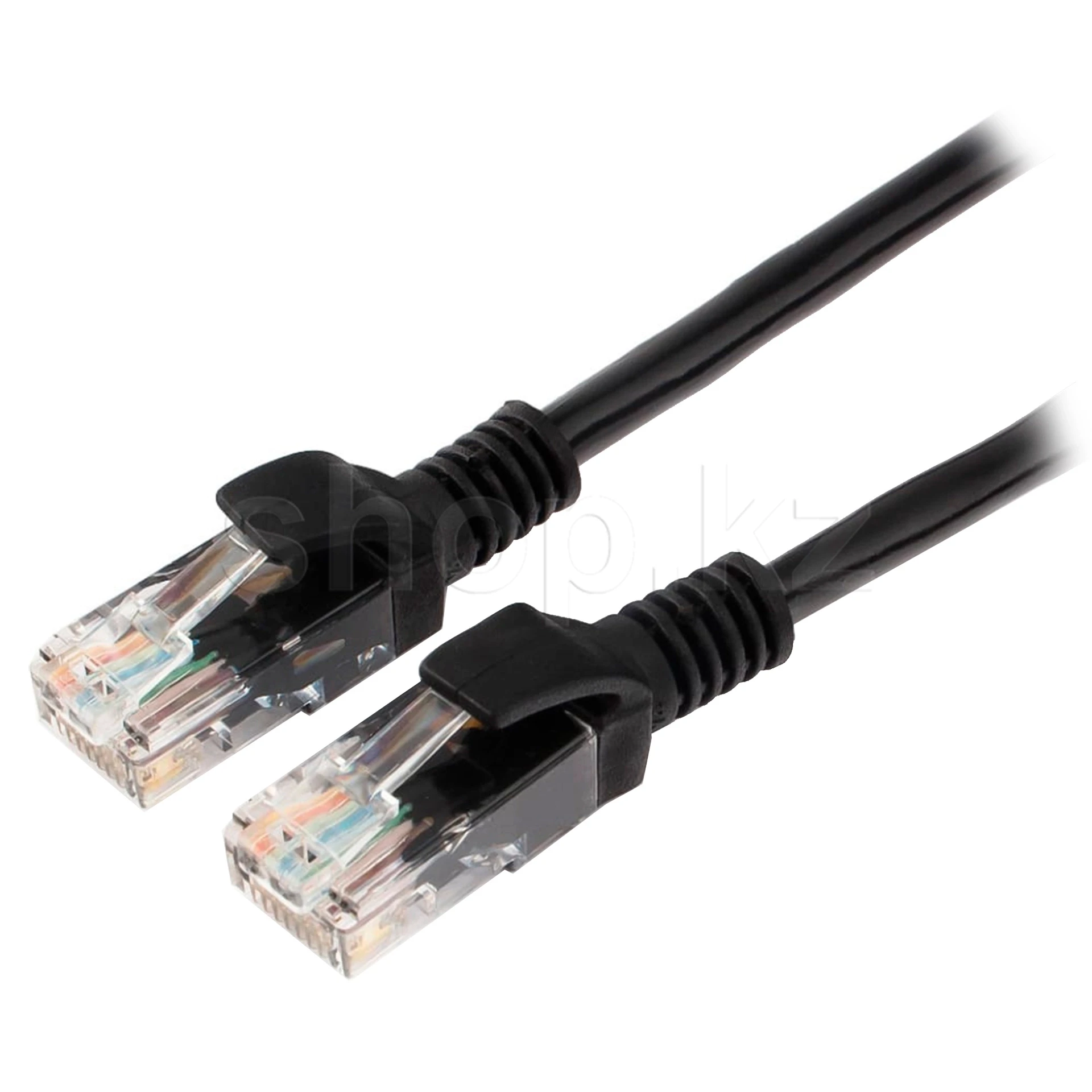 Patch cord RJ-45 5е cat Cablexpert PP10-5M/BK, UTP, 5m, Black