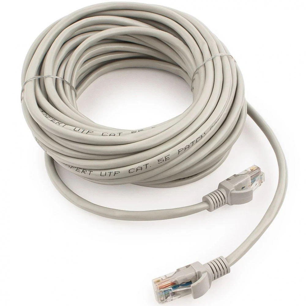 Patch cord RJ-45 5е cat Cablexpert PP12-10M, UTP, 10m, Grey