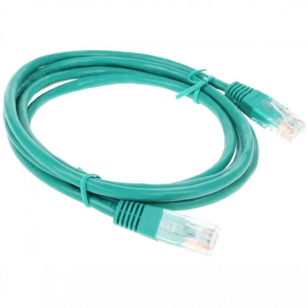 Patch cord RJ-45 5е cat Cablexpert PP12-1M/G, UTP, 1m, Green — 4