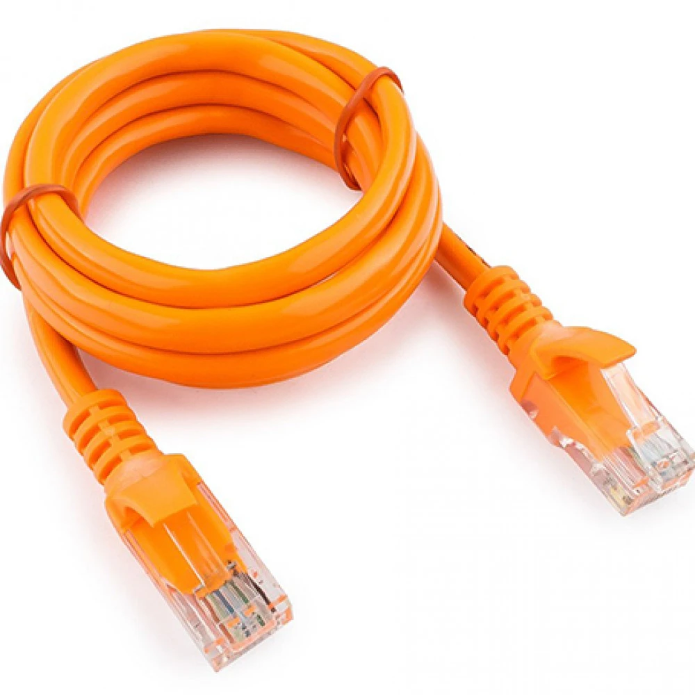 Patch cord RJ-45 5е cat Cablexpert PP12-1M/O, UTP, 1m, Orange — 3