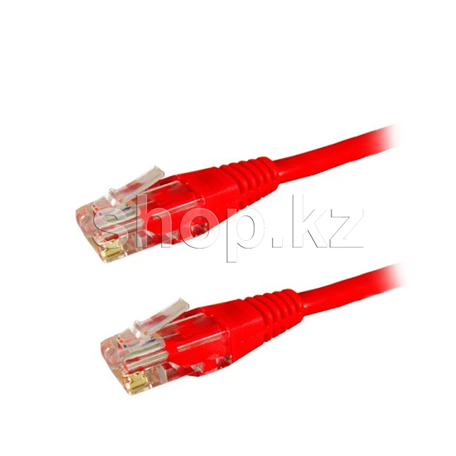 Patch cord RJ-45 5е cat Cablexpert PP12-1M/R, UTP, 1m, Red