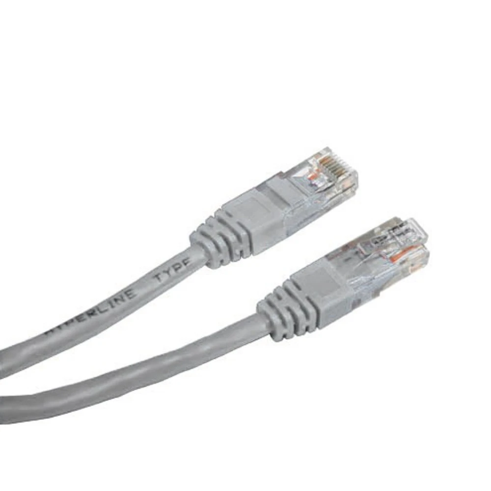 Patch cord RJ-45 5е cat Cablexpert PP12-20M, UTP, 20m, Grey — 3