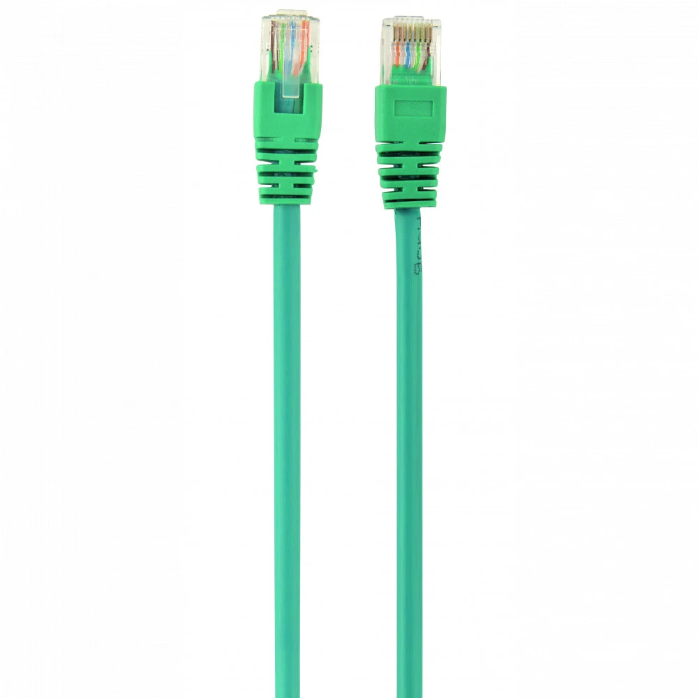 Patch cord RJ-45 5е cat Cablexpert PP12-2M/G, UTP, 2m, Green — 3
