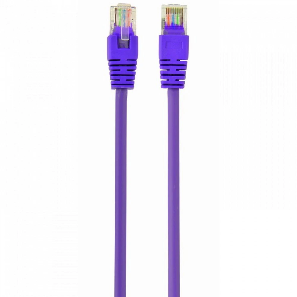 Patch cord RJ-45 5е cat Cablexpert PP12-2M/V, UTP, 2m, Violet — 3