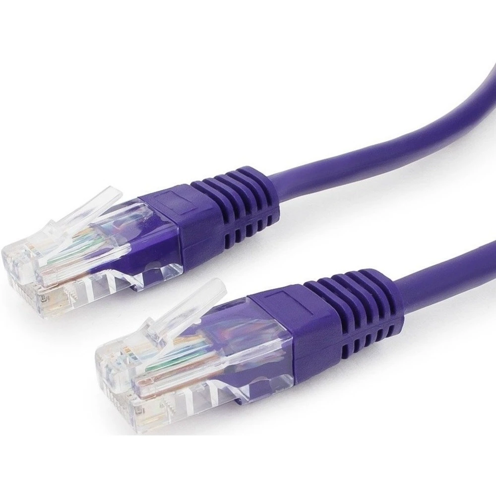 Patch cord RJ-45 5е cat Cablexpert PP12-3M/V, UTP, 3m, Violet — 3