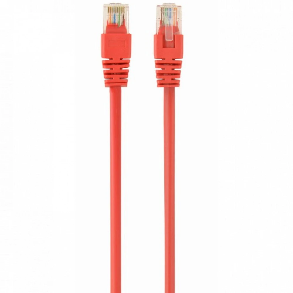 Patch cord RJ-45 5е cat Cablexpert PP12-5M/R, UTP, 5m, Red — 3