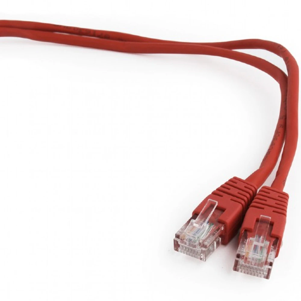 Patch cord RJ-45 5е cat Cablexpert PP12-5M/R, UTP, 5m, Red — 4