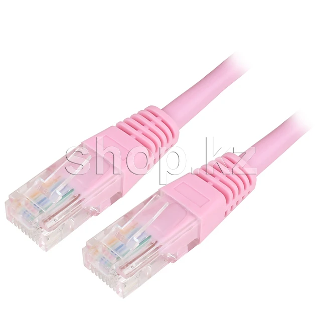 Patch cord RJ-45 5е cat Cablexpert PP12-5M/RO, UTP, 5m, Pink