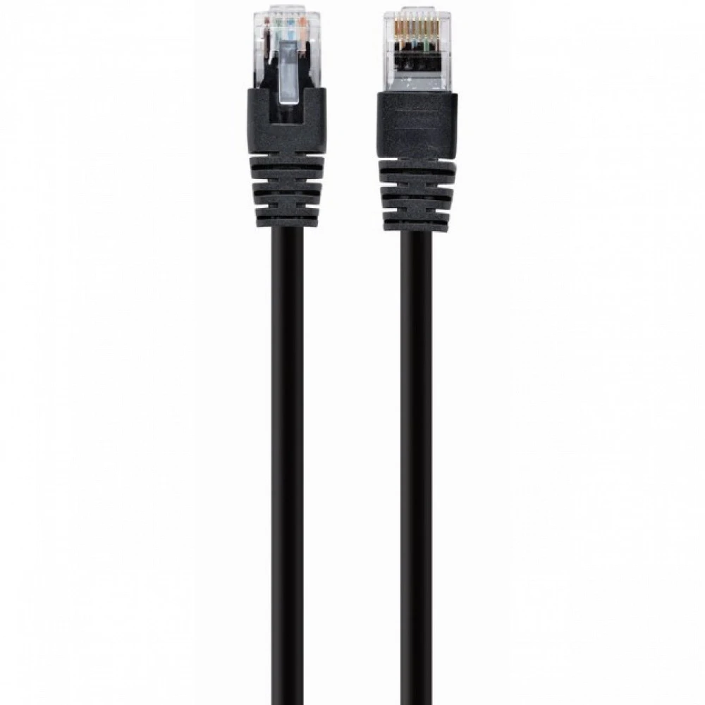 Patch cord RJ-45 5е cat Cablexpert PP12-7.5M/BK, UTP, 7.5m, Black — 3