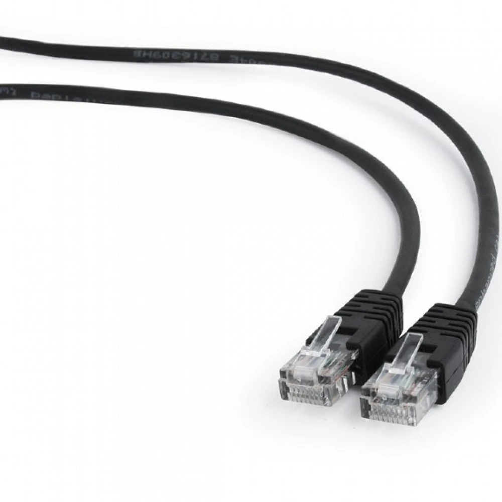 Patch cord RJ-45 5е cat Cablexpert PP12-7.5M/BK, UTP, 7.5m, Black — 4