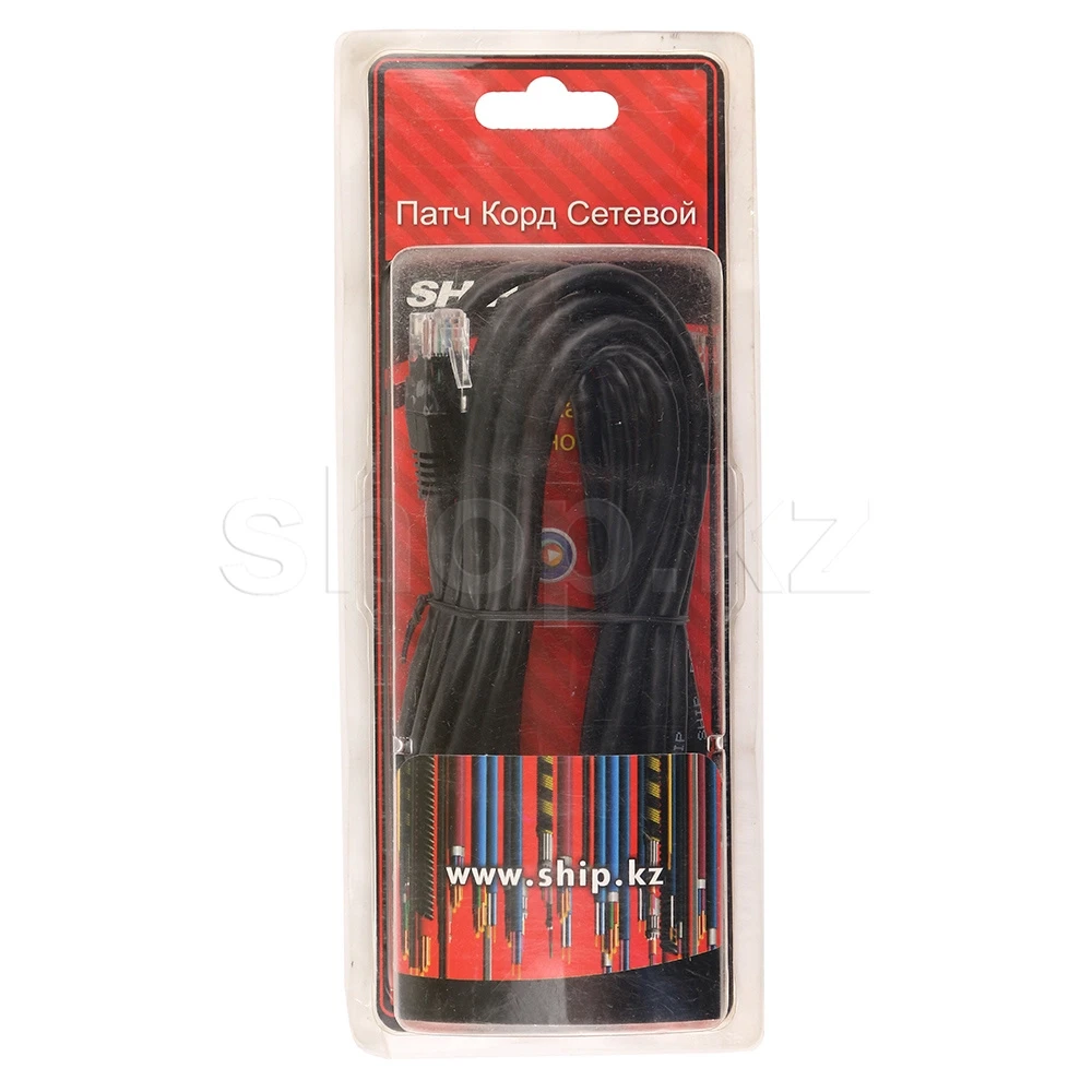 Patch cord RJ-45 5е cat SHIP, 5m, BOX, Black — 2