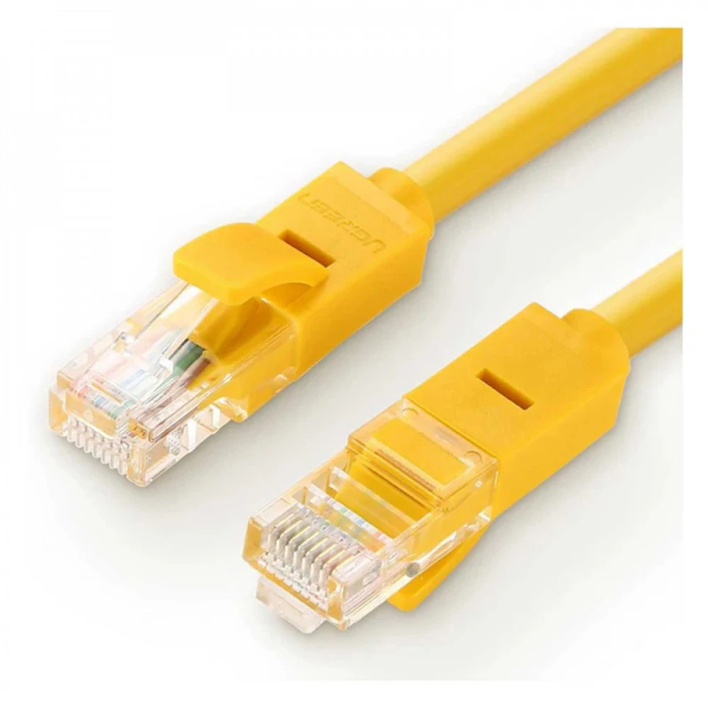 Patch cord RJ-45 5е cat Ugreen, UTP, 3m, OEM, Yellow — 4