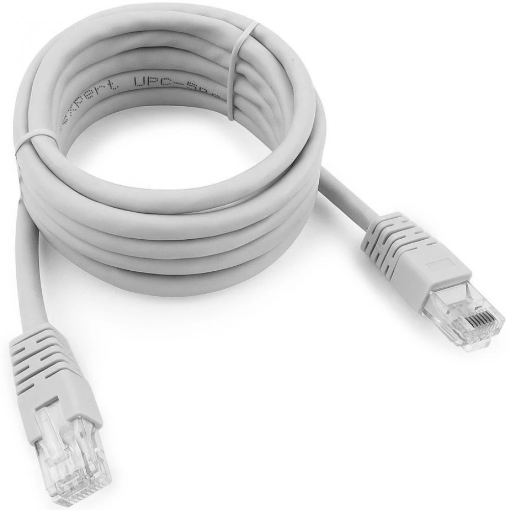 Патч-корд Patch cord RJ-45 6 cat Cablexpert PP6U-10M, UTP, 10m, Grey — 3