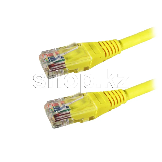 Патч-корд Patch cord RJ-45 6 cat Cablexpert PP6U-1M, UTP, 1m, Yellow