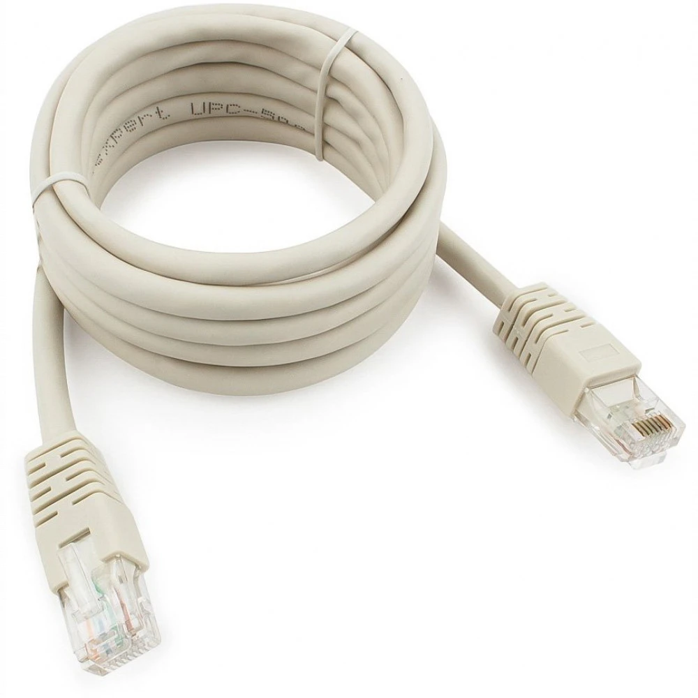 Патч-корд Patch cord RJ-45 6 cat Cablexpert PP6U-2M, UTP, 2m, Grey — 3
