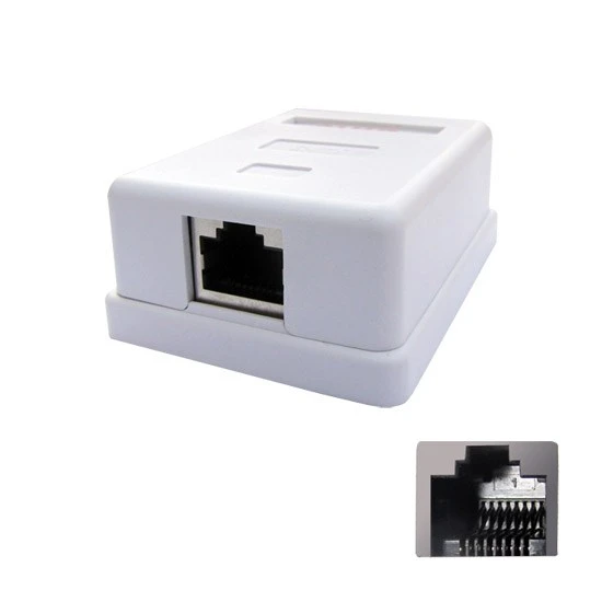 Розетка 1-port RJ-45 FTP SHIP A-185-1, Cat.6 — 2