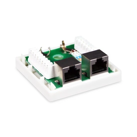 Розетка 2-port RJ-45 SHIP A-170, Cat.5e — 2