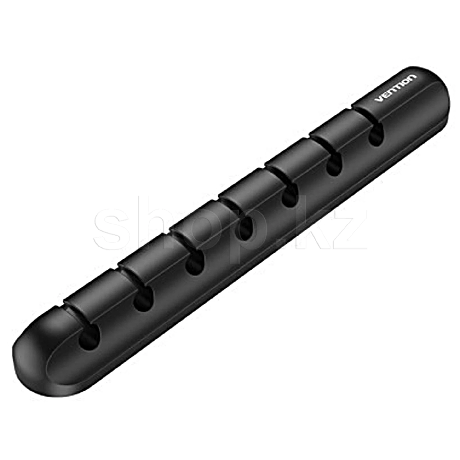 Фиксатор кабеля Vention KBSB0, 7 портов, силикон, Black