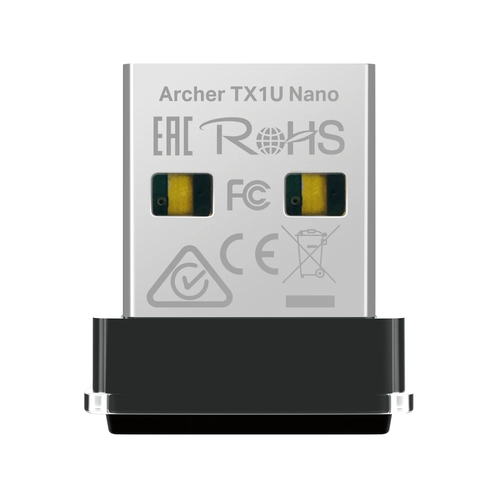 Сетевая карта TP-Link Archer TX1U Nano, 287Мбит/с, 802.11a/b/g/n/ax, 2.4GHz, USB2.0