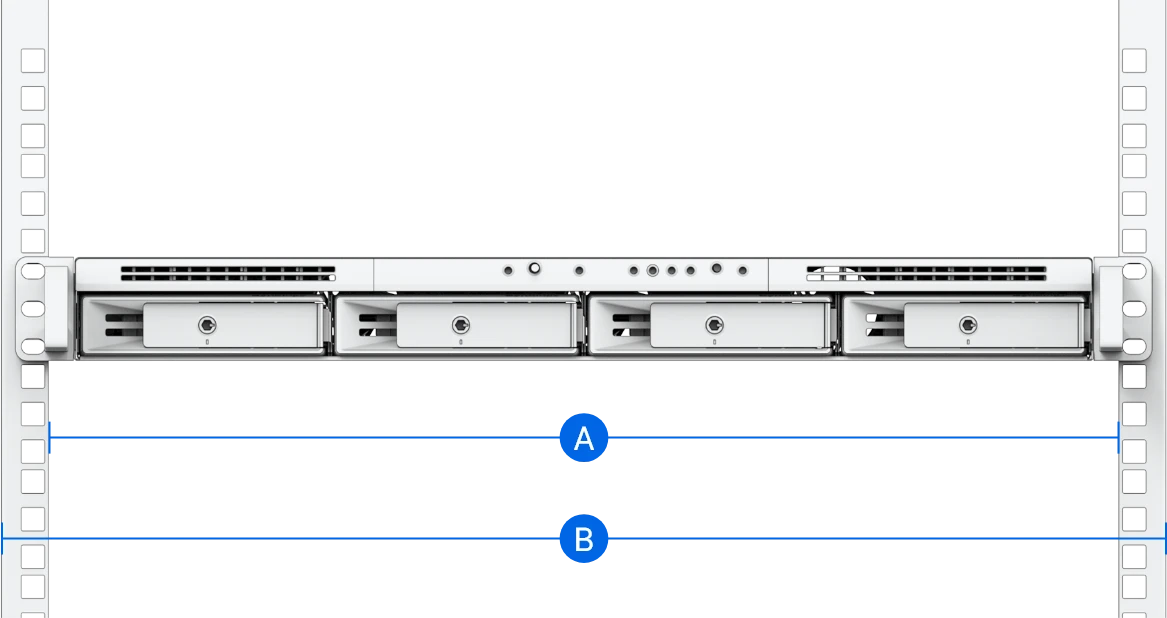 Комплект направляющих для серверов Synology RKM114 1U — 3