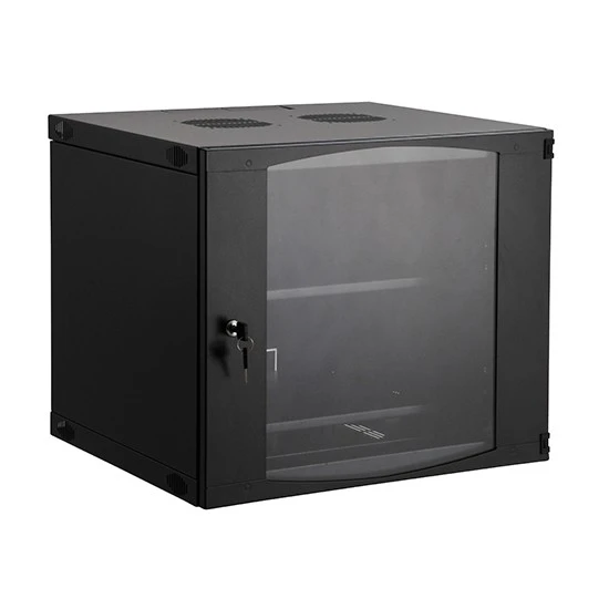Шкаф настенный SHIP EW серия, 5412.100, 19, 12U, ШВГ: 540x593x450 мм, Black
