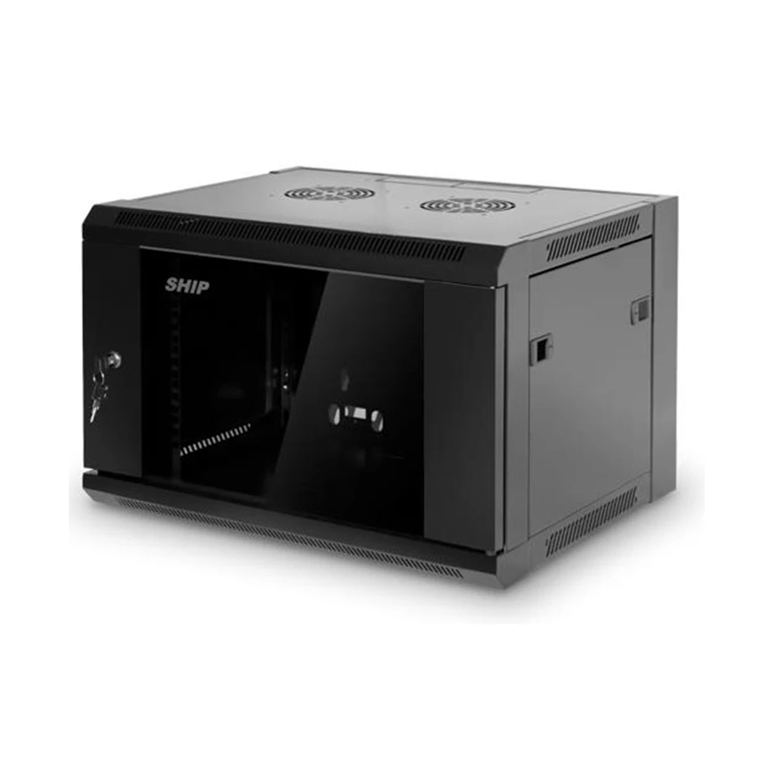 Шкаф настенный SHIP SE серия, 5618.01.100, 19, 18U, ШВГ: 570x900x600 мм, Black